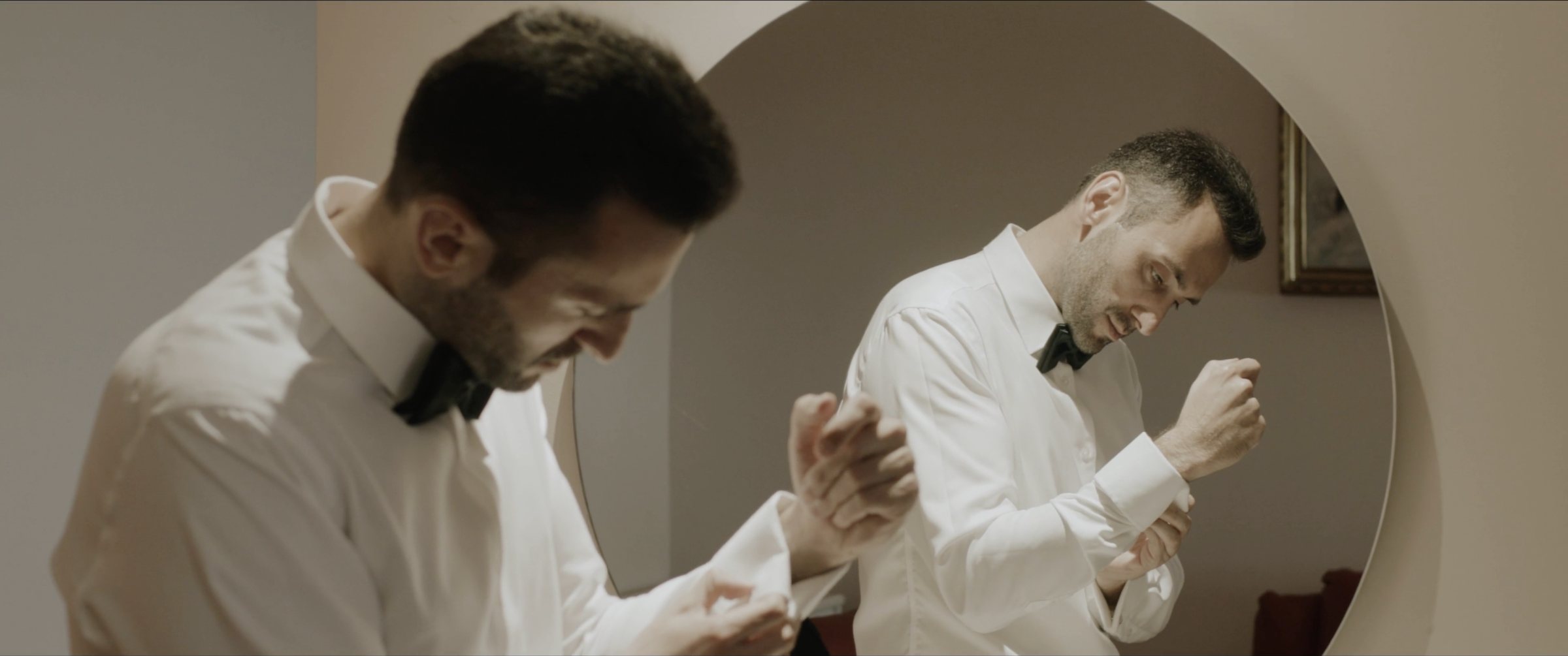 Slobodan during his wedding preparations